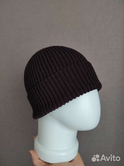 Шапка мужская (меринос/кашемир), 58-60