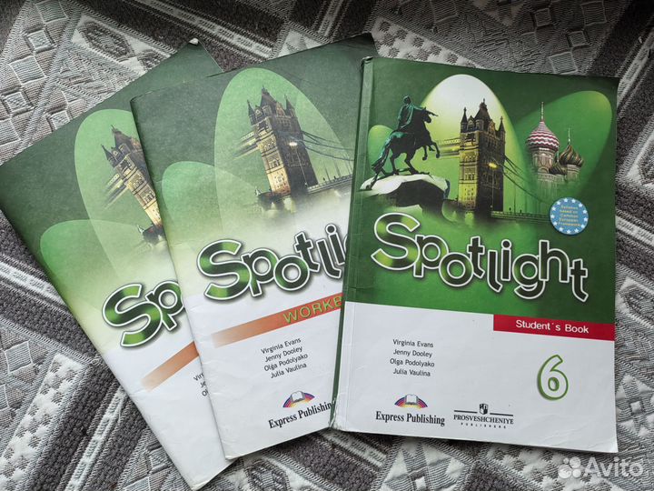 Spotlight 6 учебник и рабочая тетрадь