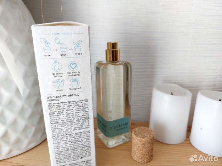Новый Мужской парфюм It's Clear Faberlic