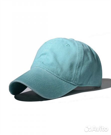 Кепка бейсболка мятная, бирюзовая