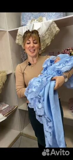 Комплект на выписку для мальчика лето