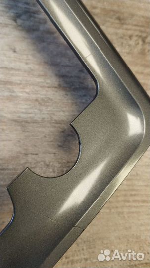 Рамка магнитолы VW Golf 7 Silver (Dark Silver)