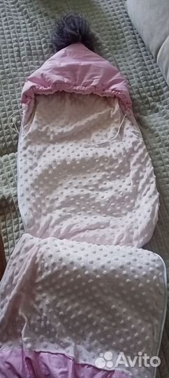 Конверт на выписку для девочки демисезонный