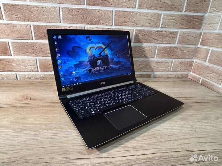 Геймерский ноутбук acer aspire 7 A715-71G-58YJ