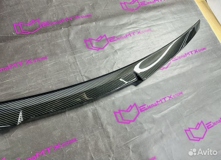 Спойлер Audi A5 B9 седан, M4 стиль, сухой карбон
