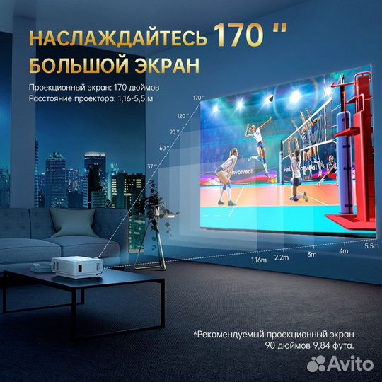 Мини-проектор vankyo Q5