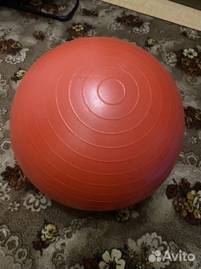 Надувной гимнастический мяч для фитнеса, 55 см