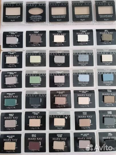 Тени новые и снятые с производства Мэри Кэй