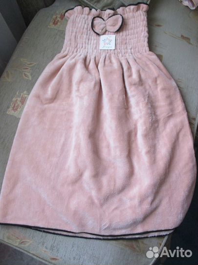 Новое банное полотенце платье на резинке