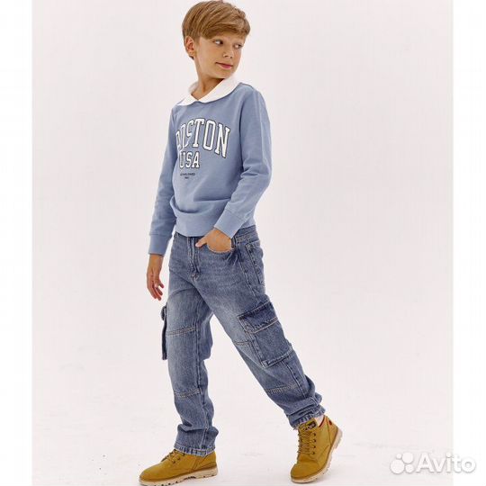 Original Marines толстовка (голубой), р. 7/8