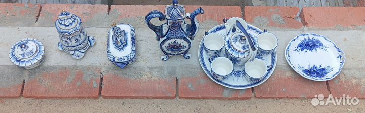 Гжель посуда