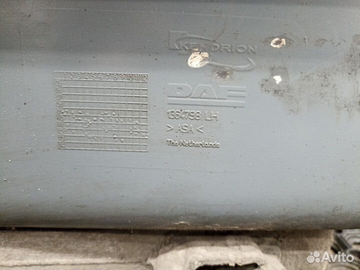 Корпус подножки левый Daf CF