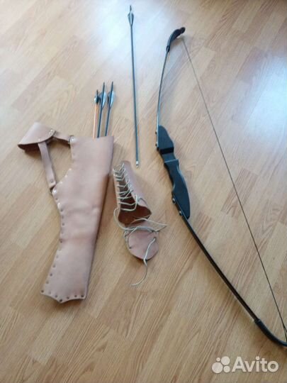 Лук, стрелы, калчан,зашита