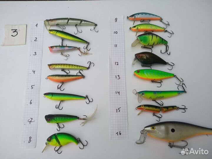 Воблеры оригинал много разных