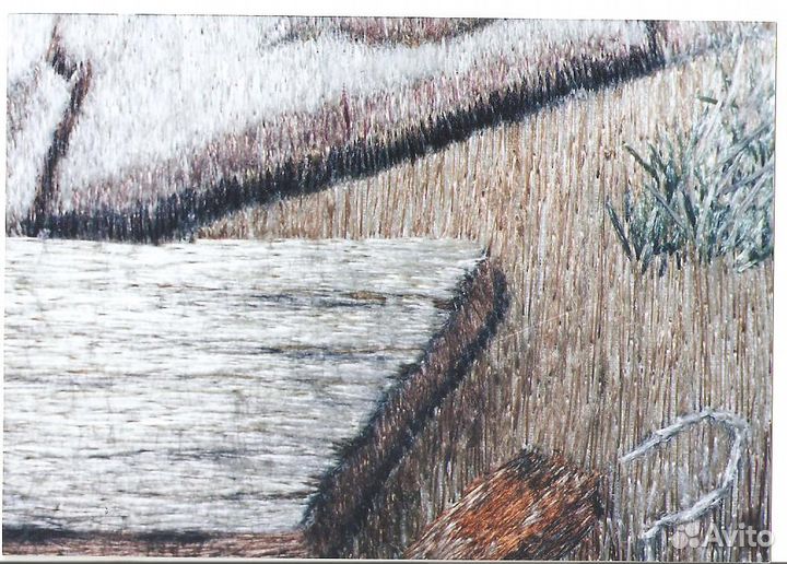 Картина вышивка