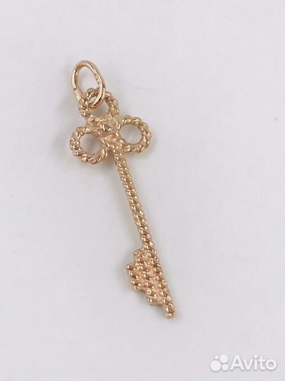 Золотой кулон Ключик 583 пробы СССР