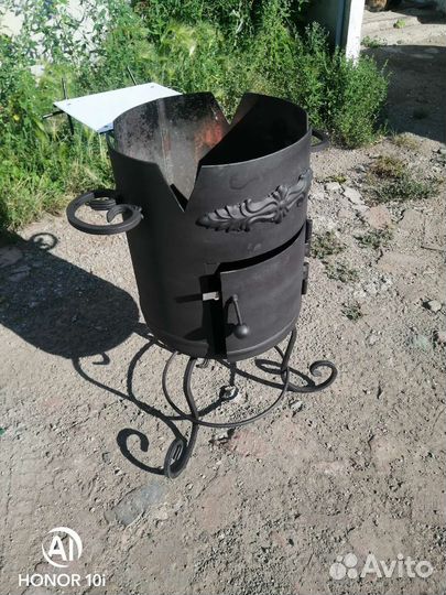 Печь дровяная под казан