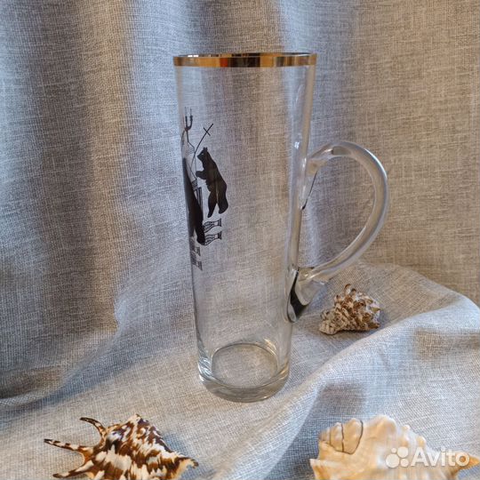Бокал кружка для пива с гербом Великого Новгорода
