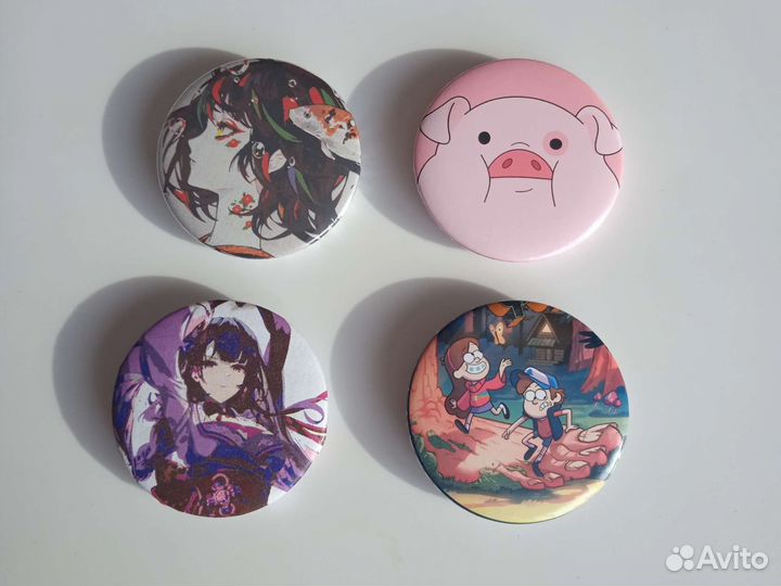 Значки d 44мм в наличии и на заказ