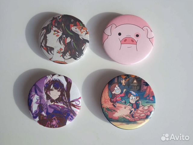 Значки d 44мм в наличии и на заказ