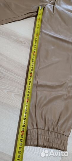 Брюки кожаные S