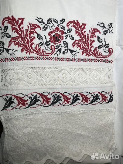 Рушник 40 годы СССР ручная работа