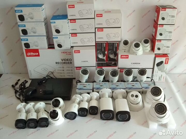 Комплект видеонаблюдения 21 Камера регистратор Dah