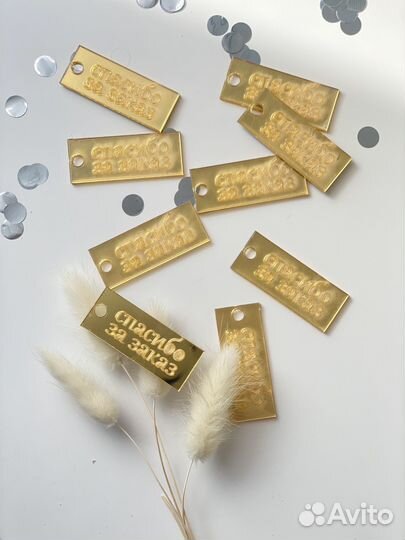 Акриловые топперы