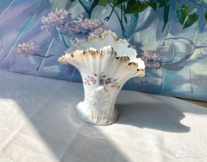 Антикварная ваза фарфор