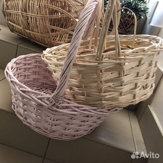 Плетеные корзинки разные