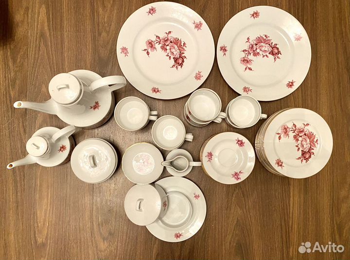 Чайный сервиз немецкий GDR Henneberg Porzellan