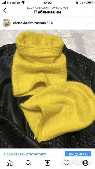 Вязаные вещи из пуха норки