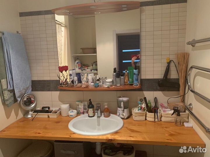 Столешница из дерева ванную