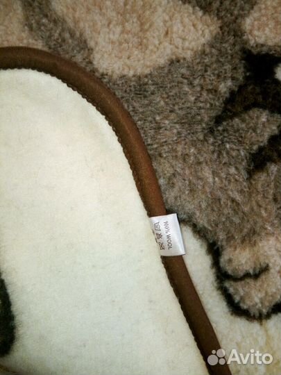 Одеяло детское (новое) из овечьей шерсти