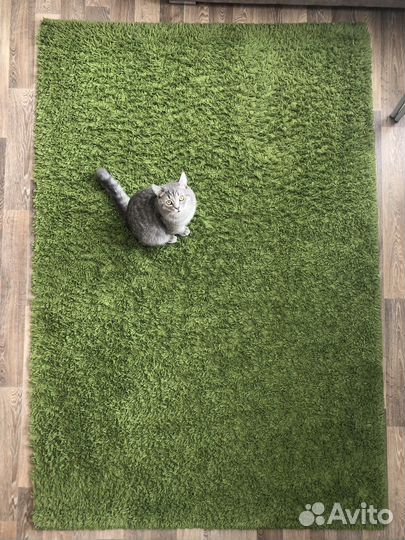Ковер IKEA 130х200 травка зеленый