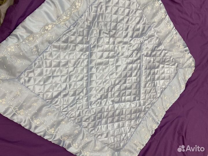 Конверт одеяло на выписку зимний для мальчика