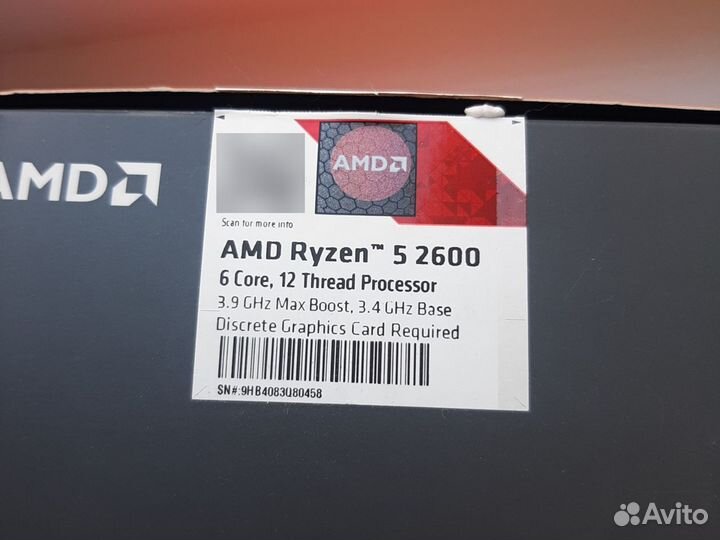 Процессор amd ryzen 5 2600 am4