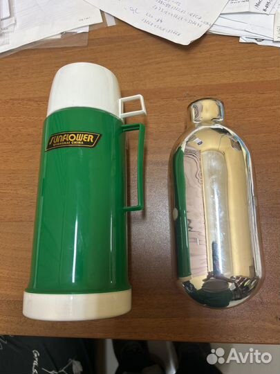 Термос со стеклянной колбой 0.5 л