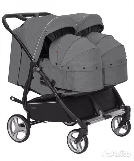 Универсальная прогулочная коляска для двойни, пого