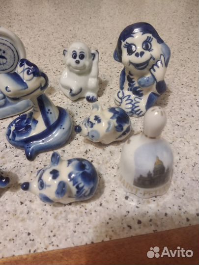 Фигурки Гжель,набором