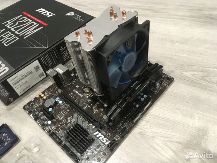 Комплект AMD Ryzen 5 2600/G.Skill 16 GB/MSI/Cooler