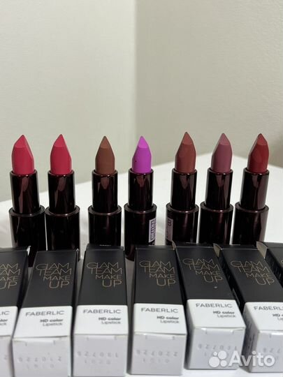 Набор помад Oriflame и Faberlic