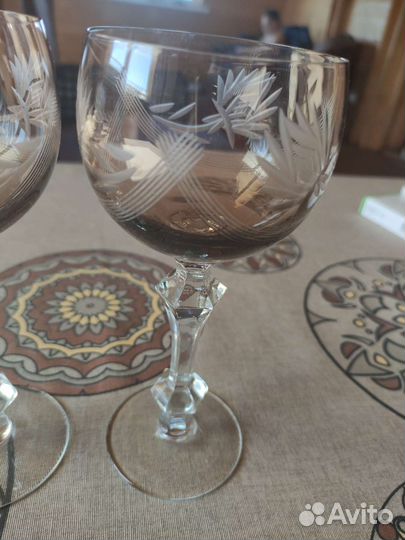 Фужеры хрустальные СССР