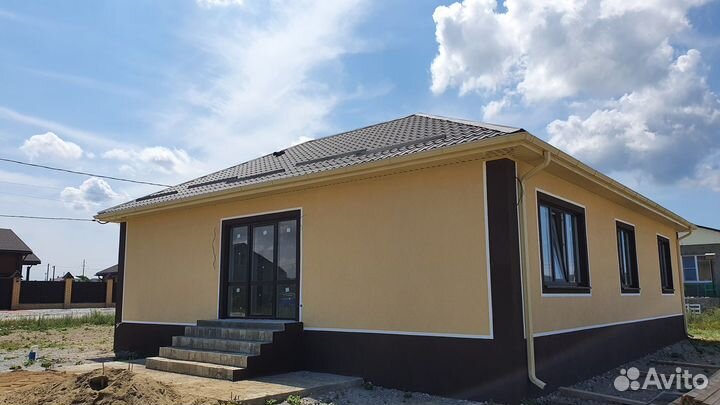 Тёплый и уютный дом 120м2 из керамзитобетона