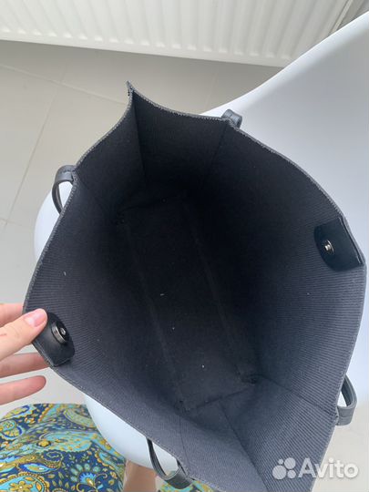 Cумка шопер кожаная классическая черная женская