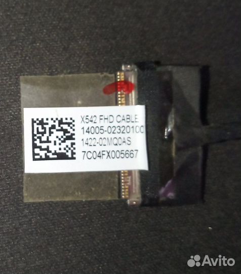 Шлейф для slim матрицы ноутбука Asus X542