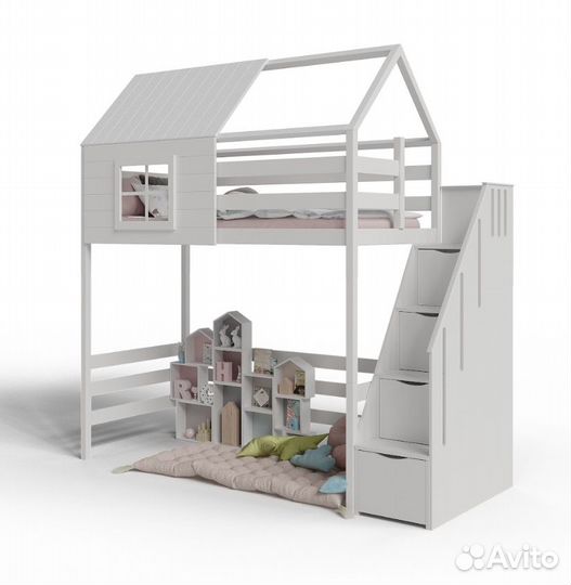 Кровать для ребенка от 3 лет чердак
