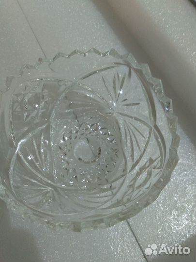 Бокалы, стопка, вазочка хрусталь