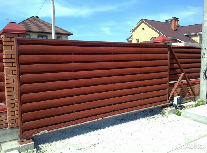 Откатные ворота по договору