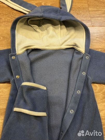 Флисовый комбинезон 62 68